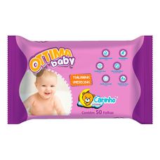 Toalha Higienica Umedecida Ottima Baby 50 Unidades