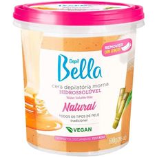 Cera Depil Bella Hirossolúvel Natural 600g