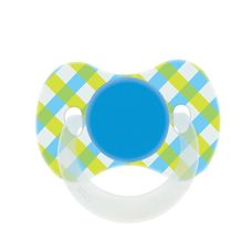 Chupeta Lillo Funny Xadrez Azul Ortodôntico Tamanho 2