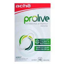 Prolive Ache Farma com 15 cápsulas